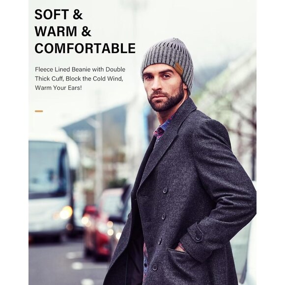 Fashion-Forward 3 Pack Beanie Hats - Essential Winter Warmth & Style - Picture 5 of 7